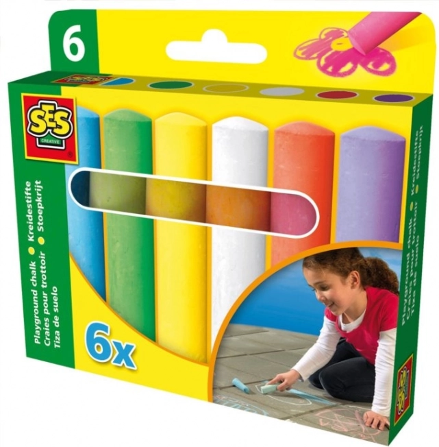 Krijtenset voor de stoep