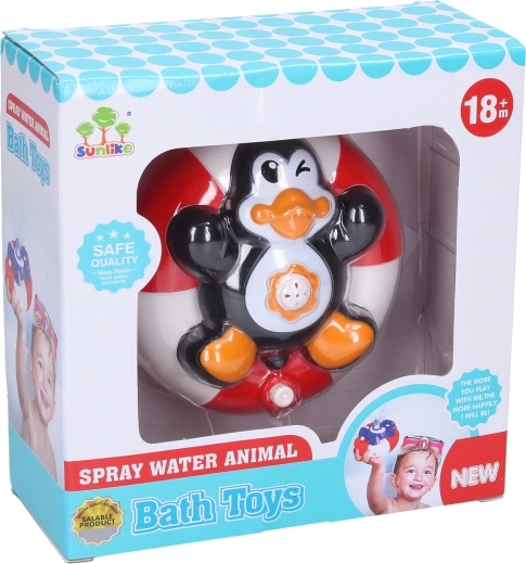 Waterfontein pinguïn 10 cm