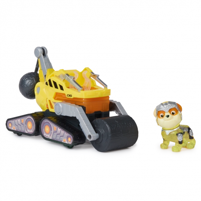 PAW Patrol De Film 2 – reddingsvoertuig van Rubble met lichten en geluiden