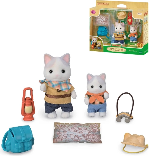 Sylvanian Families verkenningsset Latte-katten - 2 stuks