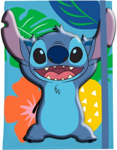 Lilo & Stitch premium 3D notitieboek A5 blauw
