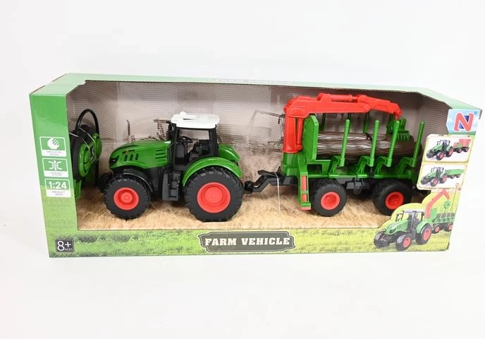 RC-tractor met aanhanger