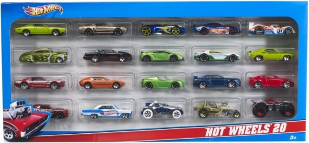 Hot Wheels autootjes set 20 stuks