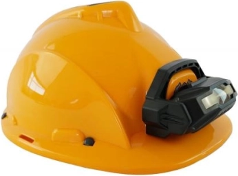 PLEJO werkhelm met afneembare zaklamp