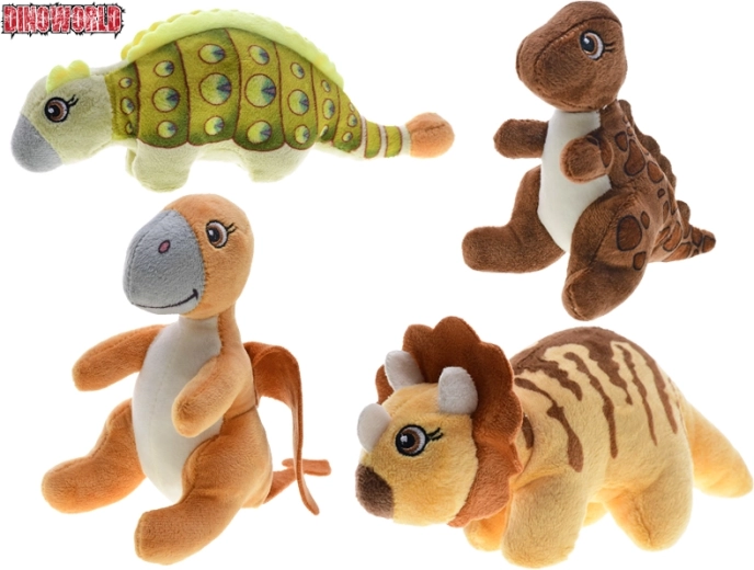 Pluche dinosaurus Dinoworld 14–24 cm