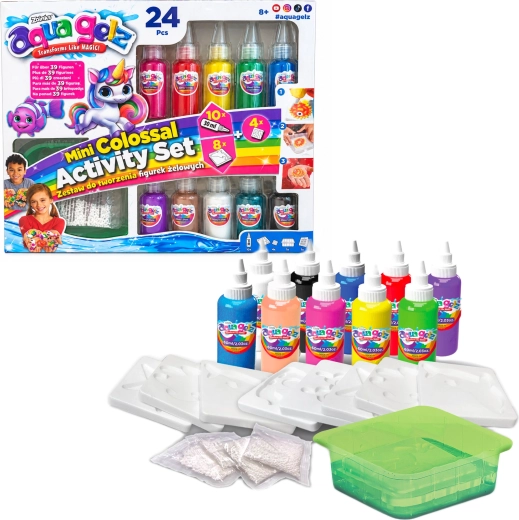 Creatieve set Aqua Gelz Mini Colossal voor het maken van gel­figuren