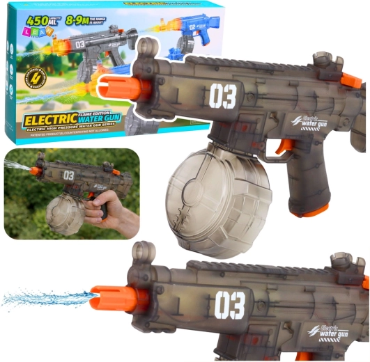 Elektrisch waterpistool automatisch 450 ml, bereik 8–9 m