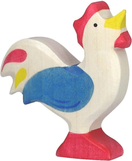 Holztiger blauwe haan - 1 stuk