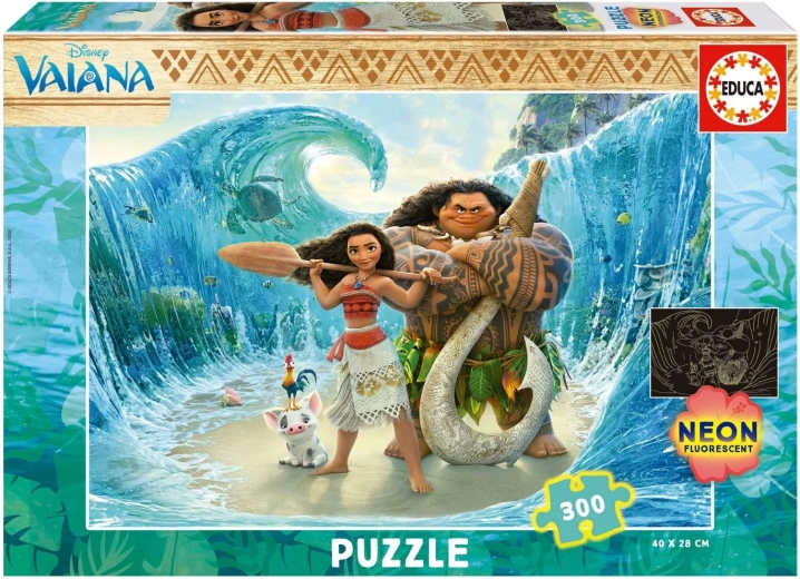 EDUCA lichtgevende puzzel Vaiana 300 stukjes