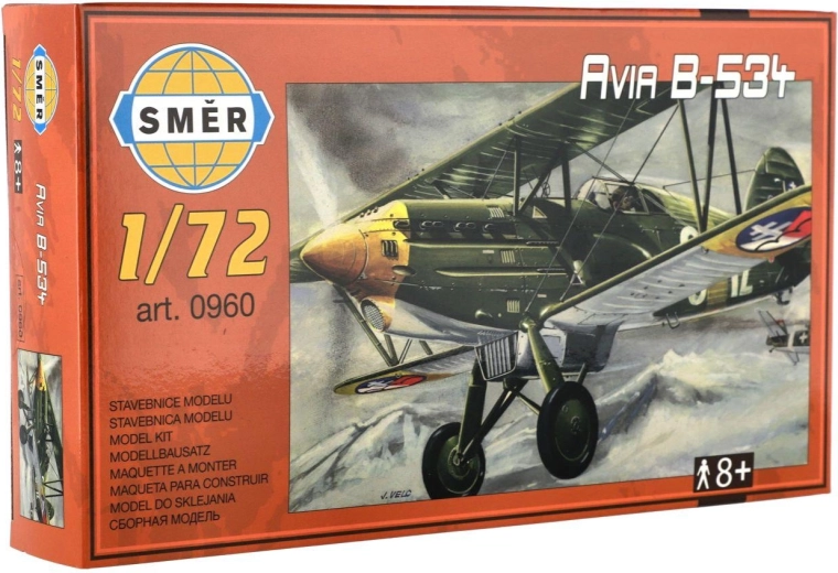 Směr kunststofmodel vliegtuig Avia B-354 op schaal 1:72