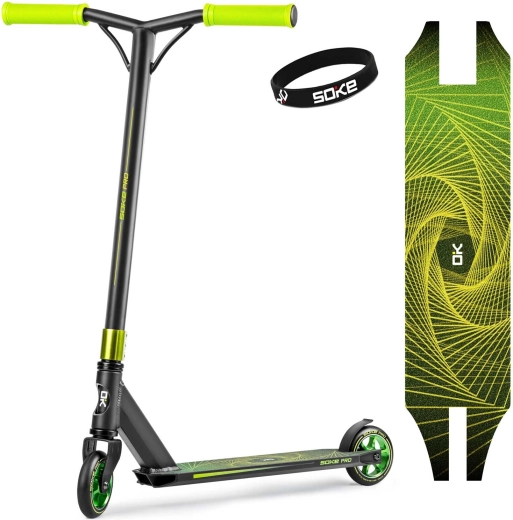 Soke Pro geel-groene freestyle step