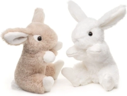 Pluchen konijn eco-friendly 15 cm – 2 kleuren