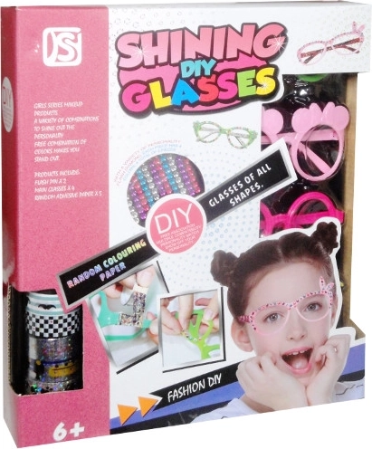 Creatieve set voor het maken van originele brillen