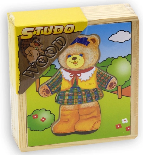 Kledingkast - berenjuffrouw van hout