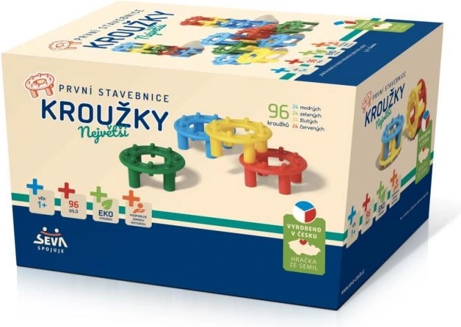 Eerste bouwset Ringetjes – 96 stuks in doos