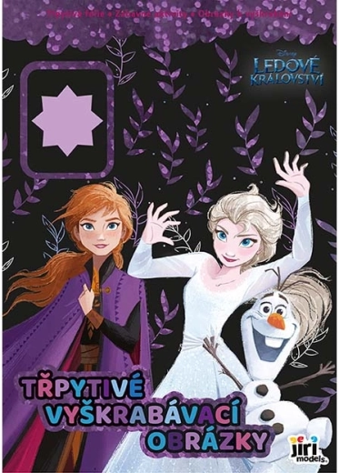 Glitter krasplaatjes Frozen