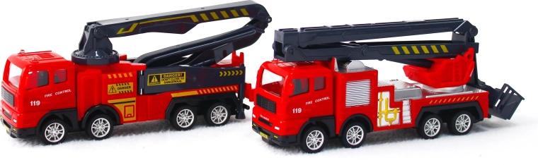 Brandweerauto met draaibare blusarm