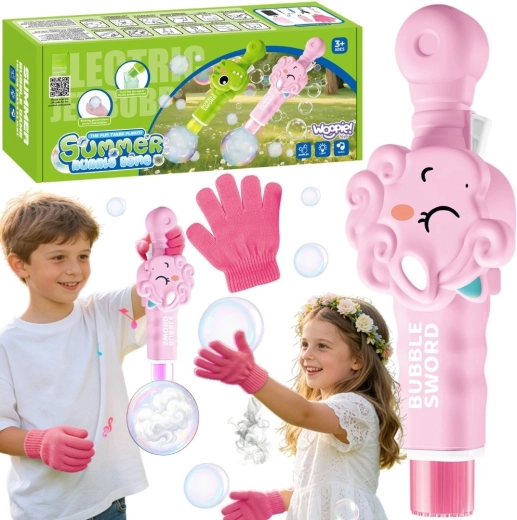 Woopie magisch bellenpistool Eenhoorn met rookbellen, oplaadbaar