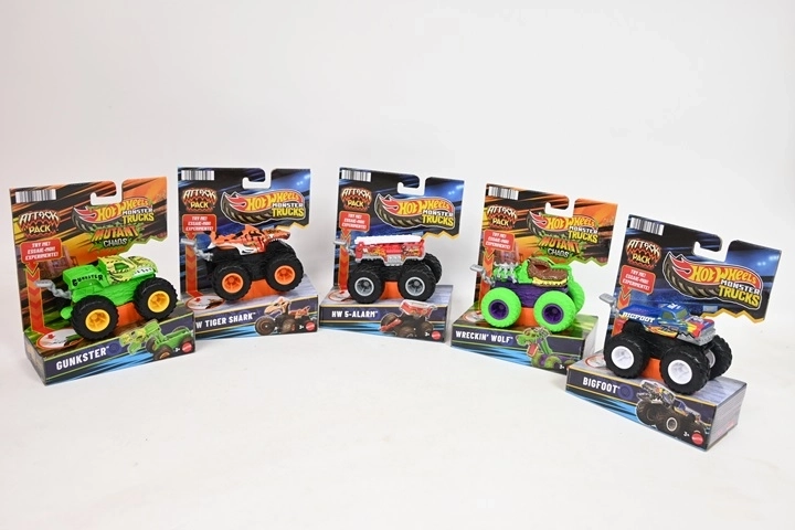 Hot Wheels monster truck – robuust autootje met grote wielen (JMK92)