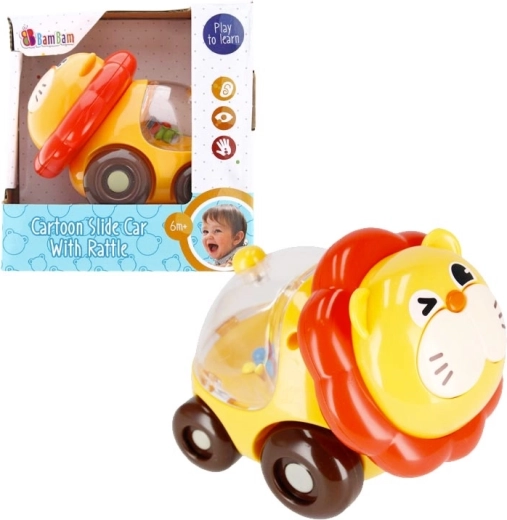 Rammelautootje leeuw