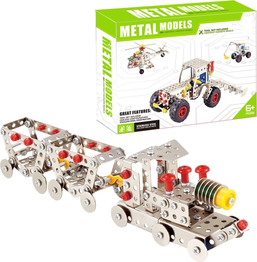 Metalen bouwset trein 277 onderdelen