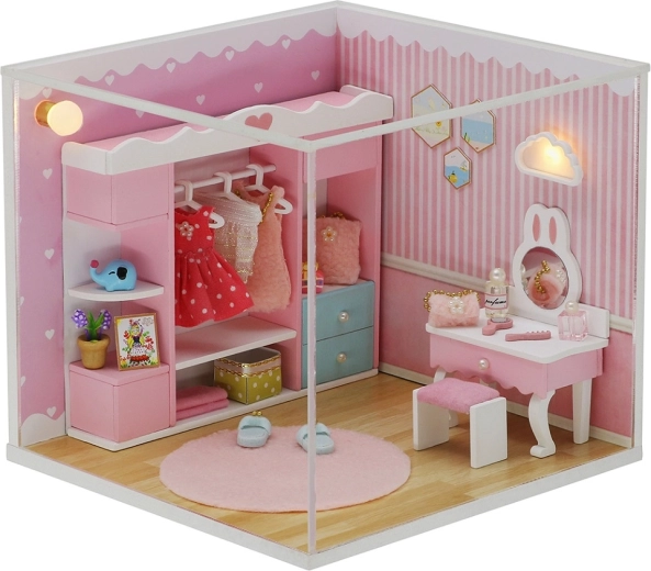 Miniatuurhuisje Schattige Kledingkast