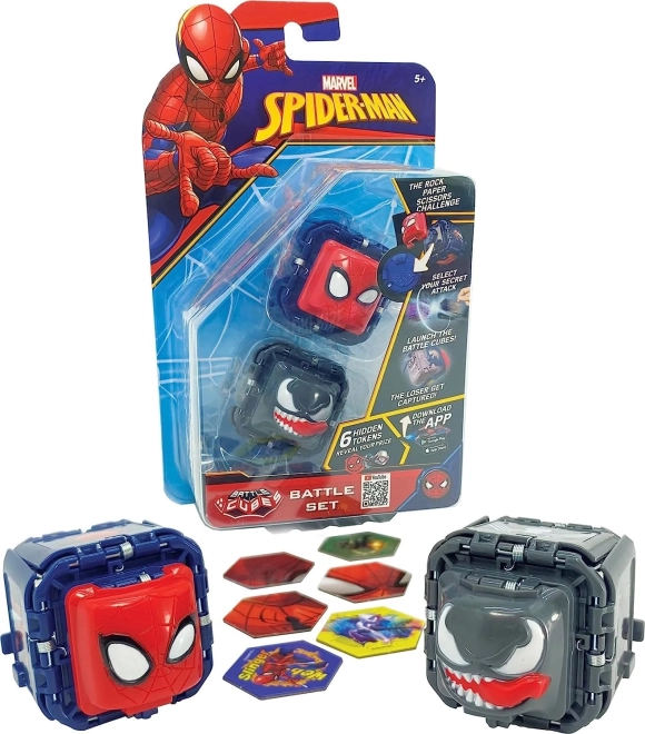 Battle Cubes MARVEL Spider-Man – set van 2 dobbelstenen