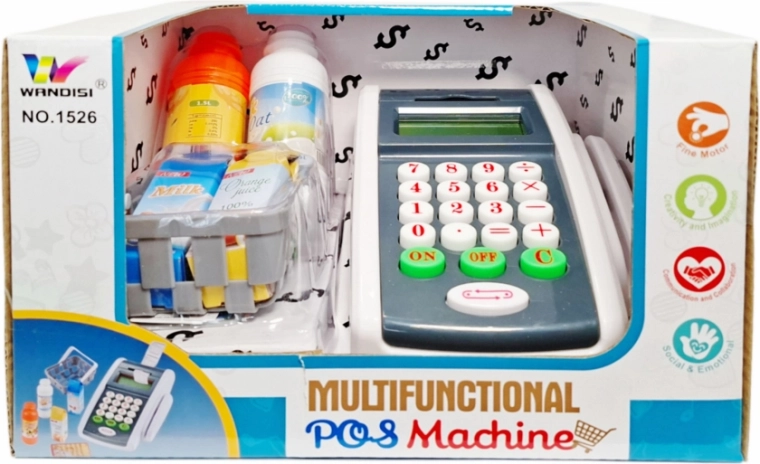 Kinderkassa met accessoires