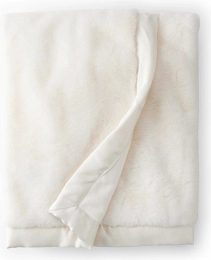 Carter's dubbellaagse babydeken van imitatiebont White 80 × 110 cm