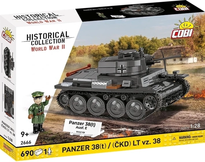 Bouwset tank Panzer 38(t) / LT vz. 38 2-in-1 – 690 onderdelen