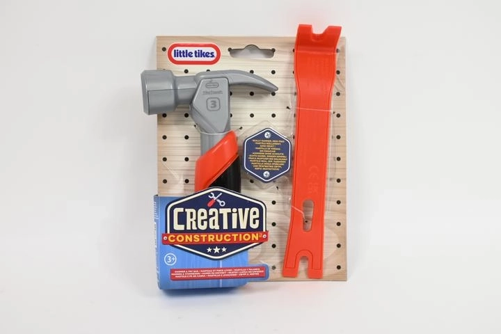Little Tikes Creative Construction kinderspeelgoed gereedschapset – hamer en klem