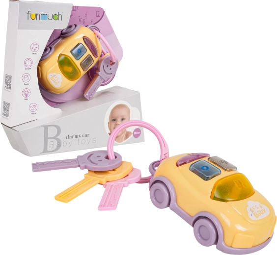 Interactieve sleutelset met autootje met lichtjes