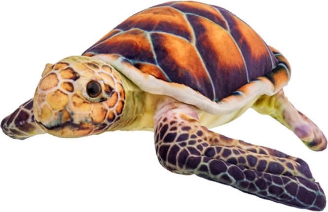 Bruine pluchen schildpad 38 cm