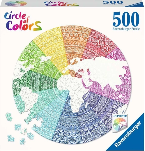 Ravensburger puzzel Mandala kleurenkring 500 stukjes