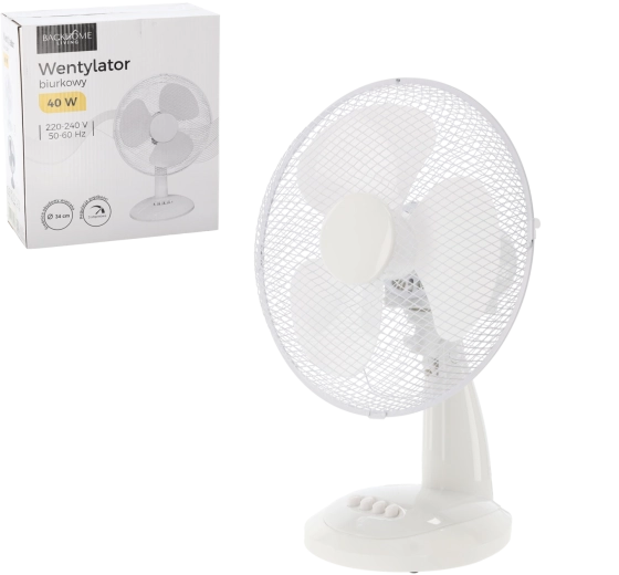 Witte tafelventilator 40 W