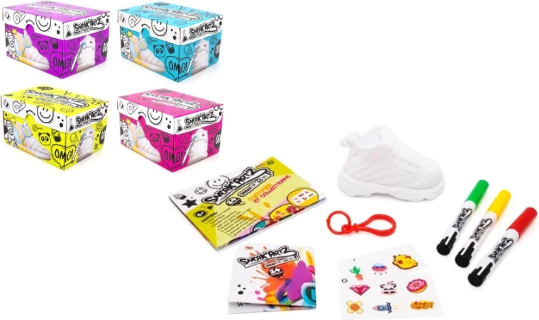 Sneak Artz creatieve set voor het maken van mini-sneakers – sleutelhanger