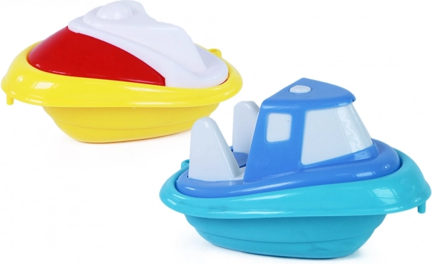 Set van plastic bootjes voor water en zand
