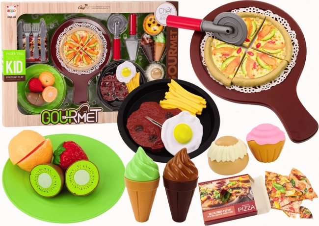 Kinderkookset met pizza, frietjes en desserts – 26 delen