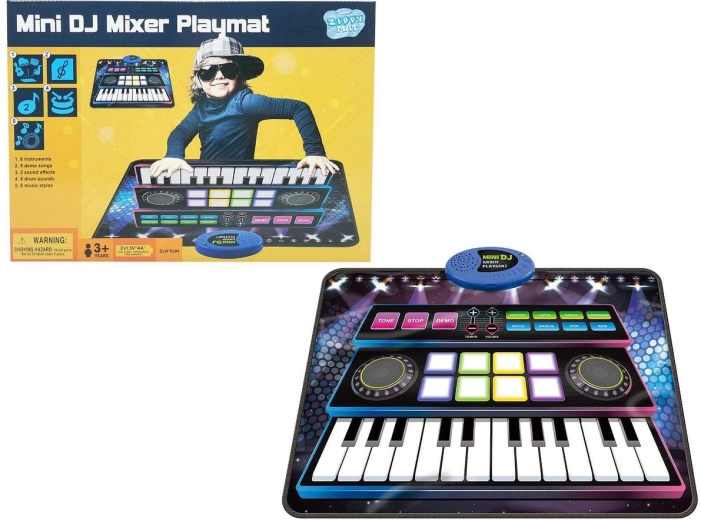 Adar interactieve muziekmat piano 39 × 28 cm met geluid - 1 stuk