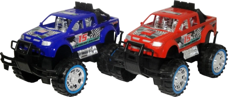 Terreinwagen met opwind/frictieaandrijving