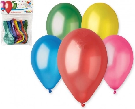 Opblaasbare ballonnen 10 cm - 10 stuks, carnaval