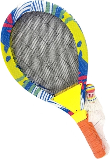 Lichte badmintonset met rackets en shuttles