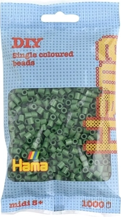 Hama Midi strijkkralen donkergroen 1000 stuks