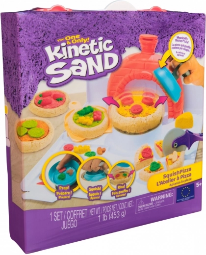 Kinetic Sand pizza-set SquishPizza – creatieve set met oven en tools