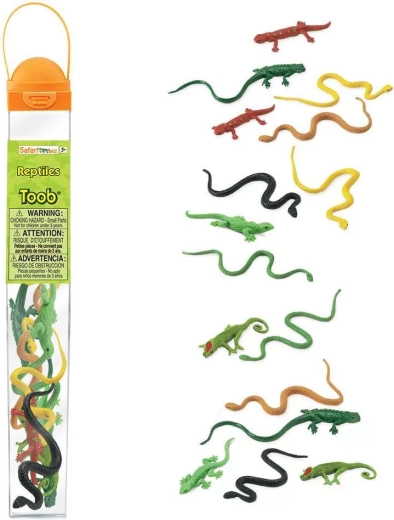 Safari Ltd. Toobs tube reptielen – figuren van reptielen - 1 stuk