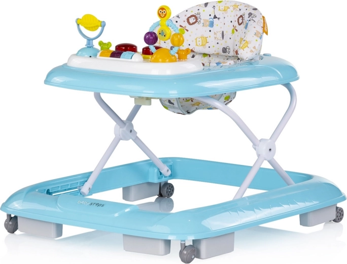 Interactieve loopstoel Chipolino Baby Steps blauw