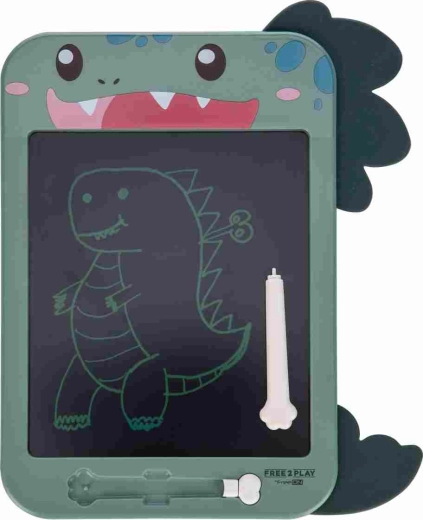 FreeON Free2Play magnetisch tekenbord dinosaurus - 1 stuk