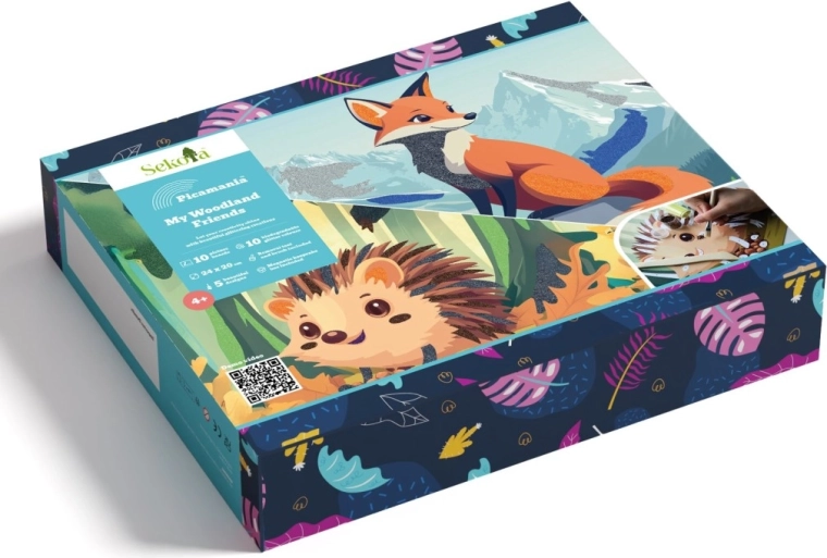 Sekoia Picamania bosdieren – sprankelende creatieve set