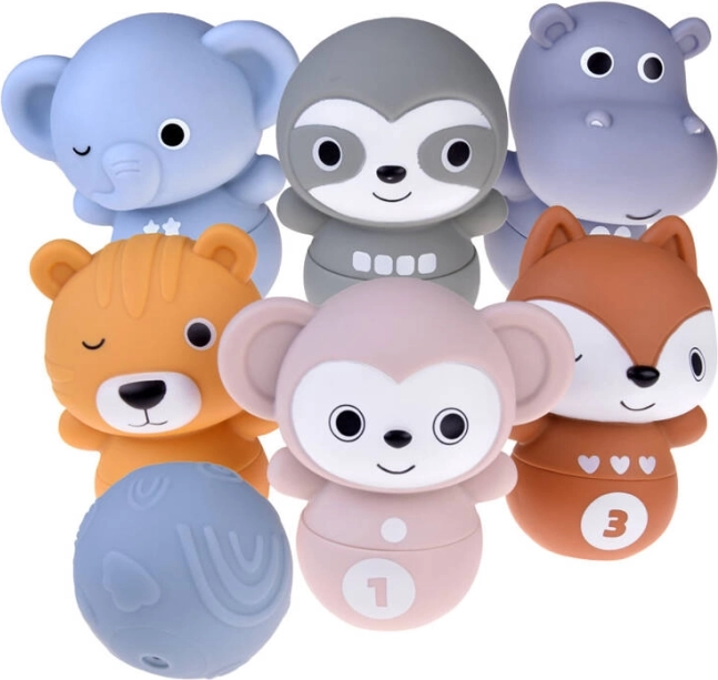 Kinderspel Bowling met Dieren Zoo