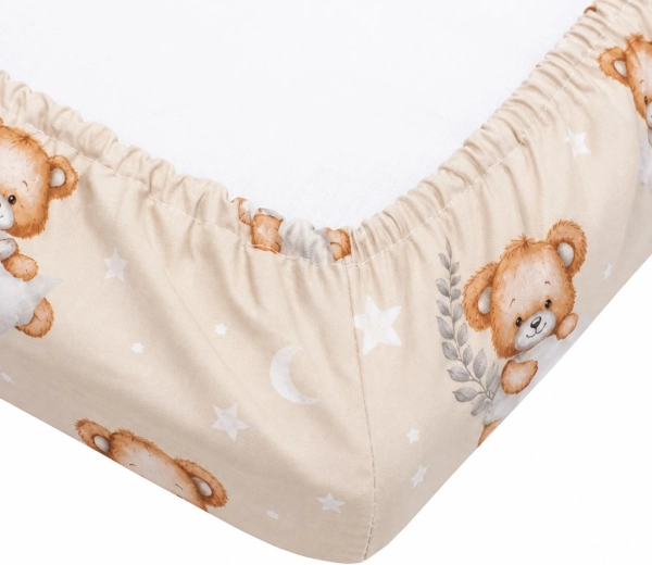 Katoenen hoeslaken voor wieg New Baby Dream 120 × 60 cm